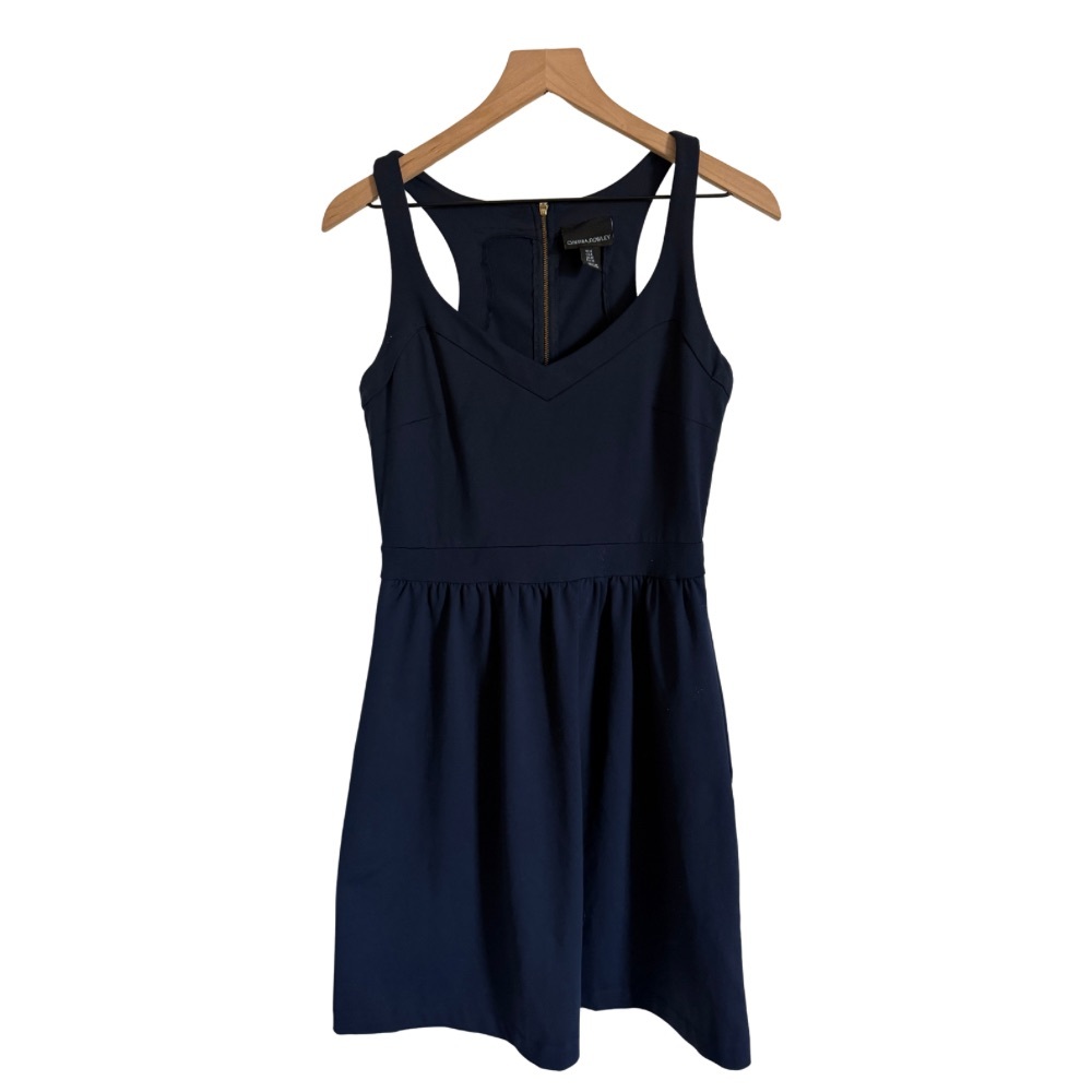 Cynthia Rowley Dark Blue Sleeveless Mini Dress